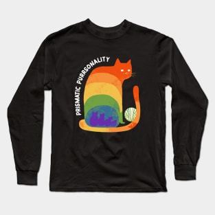 Rainbow Cat Long Sleeve T-Shirt